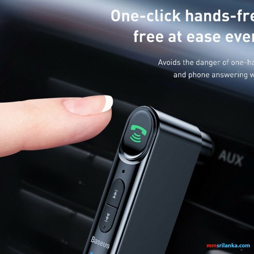 Baseus Qiyin Bluetooth Audio Receiver AUX Mini Jack For the Car